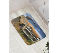 Коврик противоскользящий JoyArty "Ржавый ретроавтомобиль" для ванной, сауны, бассейна, bath_9918