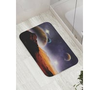 Коврик противоскользящий JoyArty "Вид с чужой планеты" для ванной, сауны, бассейна, bath_10041