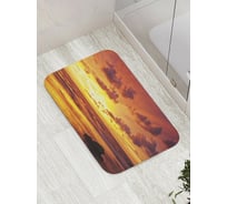 Коврик противоскользящий JoyArty "Нежный закат" для ванной, сауны, бассейна, bath_10266