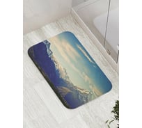 Коврик противоскользящий JoyArty "Горные дали" для ванной, сауны, бассейна, bath_10871