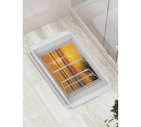 Коврик противоскользящий JoyArty "Открой закат" для ванной, сауны, бассейна, bath_11843