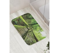 Коврик противоскользящий JoyArty "Дорожный мох" для ванной, сауны, бассейна, bath_11433