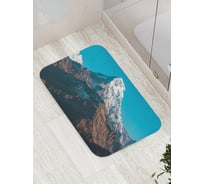 Коврик противоскользящий JoyArty "Неприступная гора" для ванной, сауны, бассейна, bath_15295