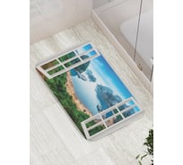 Коврик противоскользящий JoyArty "Море у окна" для ванной, сауны, бассейна, bath_7789