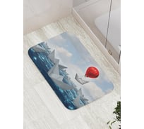 Коврик противоскользящий JoyArty "Бумажные кораблики и воздушных шаров" для ванной, сауны, бассейна, bath_7801
