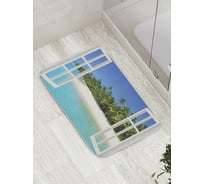 Коврик противоскользящий JoyArty "Окно с неба" для ванной, сауны, бассейна, bath_7873