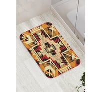 Коврик противоскользящий JoyArty "Старинный узор со стрелами" для ванной, сауны, бассейна, bath_15277