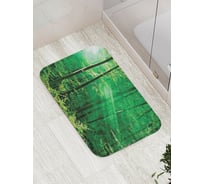 Коврик противоскользящий JoyArty "Лесные лучи" для ванной, сауны, бассейна, bath_15214