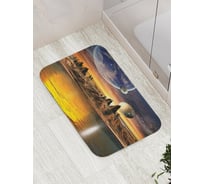 Коврик противоскользящий JoyArty "Поверхность чужой планеты" для ванной, сауны, бассейна, bath_15827