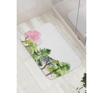 Коврик противоскользящий JoyArty "Деревья на любой вкус" для ванной, сауны, бассейна, bath_15845