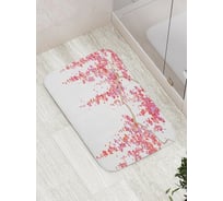 Коврик противоскользящий JoyArty "Ветки в цветах" для ванной, сауны, бассейна, bath_12332