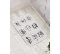 Коврик противоскользящий JoyArty "Позитивные слоганы" для ванной, сауны, бассейна, bath_15995