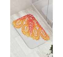 Коврик противоскользящий JoyArty "Цветок с градиентом" для ванной, сауны, бассейна, bath_16073