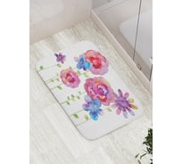 Коврик противоскользящий JoyArty "Цветы могут присниться" для ванной, сауны, бассейна, bath_16274