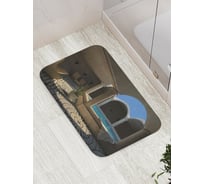 Коврик противоскользящий JoyArty "Бассейн под крышей" для ванной, сауны, бассейна, bath_16509