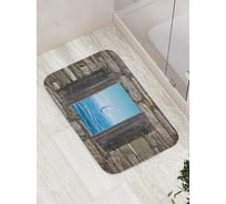 Коврик противоскользящий JoyArty "Морское окно" для ванной, сауны, бассейна, bath_16500