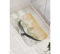 Коврик противоскользящий JoyArty "Орел пролетает над горами" для ванной, сауны, бассейна, bath_16692