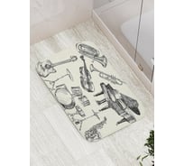 Коврик противоскользящий JoyArty "Все для музыки" для ванной, сауны, бассейна, bath_16683