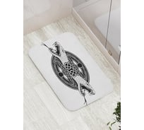 Коврик противоскользящий JoyArty "Кельтские змеи" для ванной, сауны, бассейна, bath_16880