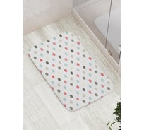 Коврик противоскользящий JoyArty "Радужный горошек" для ванной, сауны, бассейна, bath_16393