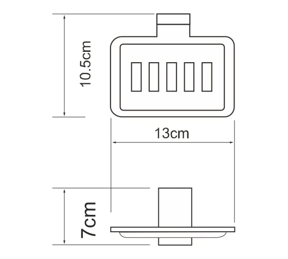 Мыльница решетка WasserKraft Abens K-3269