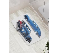 Коврик противоскользящий JoyArty "Авто из прошлого века" для ванной, сауны, бассейна, bath_17113