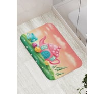 Коврик противоскользящий JoyArty "Чайное жилье" для ванной, сауны, бассейна, bath_12925