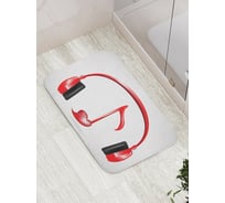 Коврик противоскользящий JoyArty "Влюбись в музыку" для ванной, сауны, бассейна, bath_12688