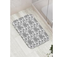 Коврик противоскользящий JoyArty "Кольцевые узоры" для ванной, сауны, бассейна, bath_13544