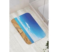 Коврик противоскользящий JoyArty "Дорожка над морем" для ванной, сауны, бассейна, bath_13826