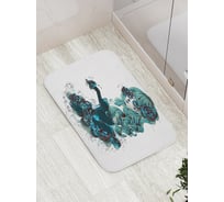 Коврик противоскользящий JoyArty "Маска кошечки" для ванной, сауны, бассейна, bath_13862