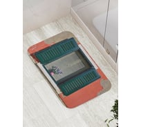 Коврик противоскользящий JoyArty "Уставшее окно" для ванной, сауны, бассейна, bath_14206