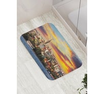 Коврик противоскользящий JoyArty "Прибытие домой" для ванной, сауны, бассейна, bath_14414