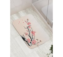 Коврик противоскользящий JoyArty "Оживленные цветы" для ванной, сауны, бассейна, bath_14304