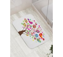 Коврик противоскользящий JoyArty "Пасхальное дерево" для ванной, сауны, бассейна, bath_14262