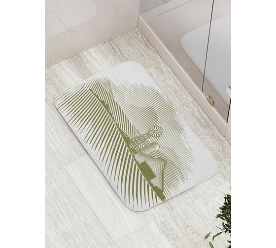 Коврик противоскользящий JoyArty "Ферма с ветряком" для ванной, сауны, бассейна, bath_14882 1