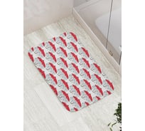 Коврик противоскользящий JoyArty "Полет зонтов" для ванной, сауны, бассейна, bath_19773