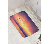 Коврик противоскользящий JoyArty "Парашютист на закате" для ванной, сауны, бассейна, bath_17317