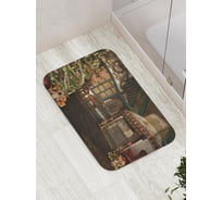 Коврик противоскользящий JoyArty "Новогоднее убранство" для ванной, сауны, бассейна, bath_20287