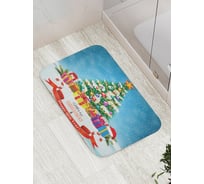 Коврик противоскользящий JoyArty "Новогодний сюрприз" для ванной, сауны, бассейна, bath_20306