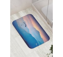 Коврик противоскользящий JoyArty "В горах на парашюте" для ванной, сауны, бассейна, bath_17318