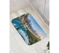 Коврик противоскользящий JoyArty "Снежные горы" для ванной, сауны, бассейна, bath_20406