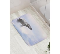 Коврик противоскользящий JoyArty "Слон гуляет в облаках" для ванной, сауны, бассейна, bath_17343