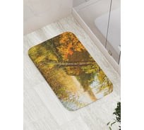 Коврик противоскользящий JoyArty "Осеннее дерево над водой" для ванной, сауны, бассейна, bath_32641