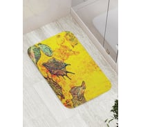 Коврик противоскользящий JoyArty "Лавовые ракушки" для ванной, сауны, бассейна, bath_17260