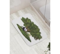 Коврик противоскользящий JoyArty "Панда у дерева" для ванной, сауны, бассейна, bath_17651