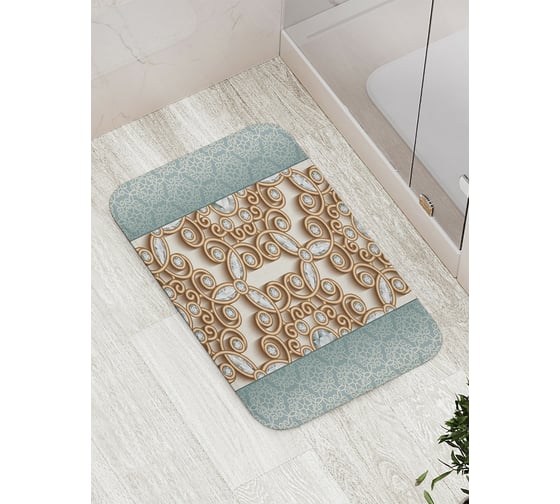 Коврик противоскользящий JoyArty "Ювелирная конструкция" для ванной, сауны, бассейна, bath_17392 1