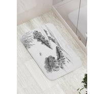 Коврик противоскользящий JoyArty "Речное путешествие" для ванной, сауны, бассейна, bath_17732