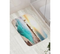 Коврик противоскользящий JoyArty "Жаркое озеро" для ванной, сауны, бассейна, bath_17988