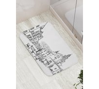 Коврик противоскользящий JoyArty "Белые улицы" для ванной, сауны, бассейна, bath_18037